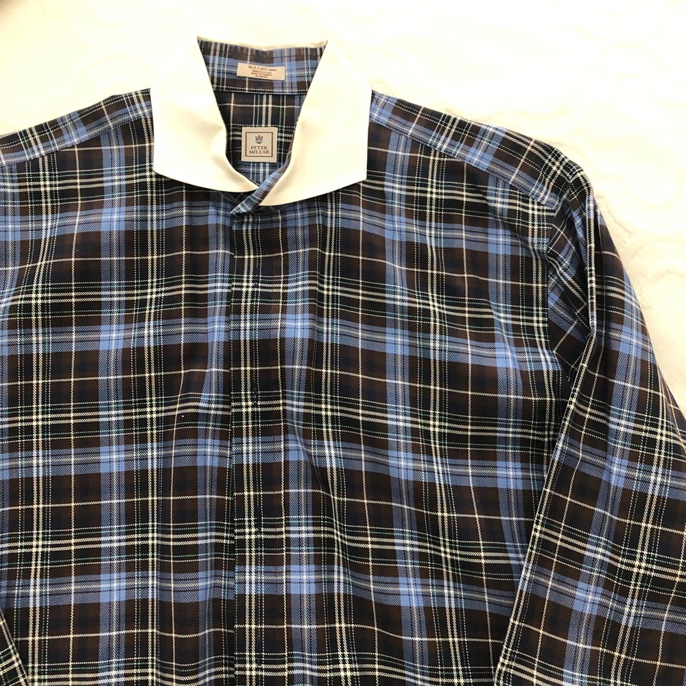 PETER MILLAR Mens Dress Shirt